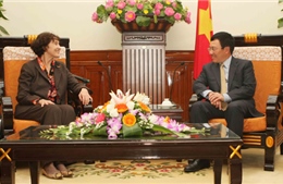 Phó Thủ tướng Phạm Bình Minh tiếp Phó Trợ lý Tổng thống Mỹ