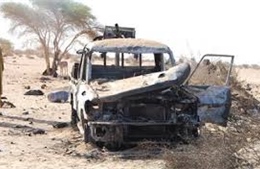 Lính Liên hợp quốc thiệt mạng vì xe bom