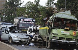 Tấn công giữa thủ đô Kenya làm 40 người thương vong