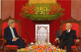Tổng Bí thư Nguyễn Phú Trọng tiếp Ngoại trưởng Mỹ