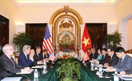 Bộ trưởng Ngoại giao Phạm Bình Minh hội đàm với Ngoại trưởng Mỹ 