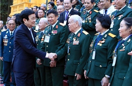 Chủ tịch nước gặp mặt thân mật cựu chiến binh Đoàn 305 