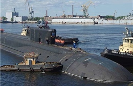 Hải quân Nga tiếp nhận tàu ngầm hạt nhân Alexander Nevsky