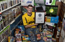Guinness ghi nhận bộ sưu tập game lớn nhất thế giới