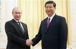 Lãnh đạo Trung - Nga gửi điện chúc mừng Năm Mới cho nhau