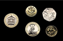 Bộ sưu tập tiền kim loại 2014 của Anh