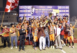 The Vissai Ninh Bình giành Siêu Cúp Quốc gia năm 2013