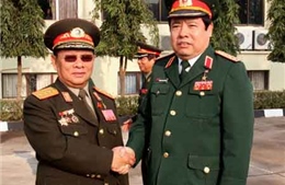 Đoàn đại biểu cấp cao Bộ Quốc phòng Việt Nam thăm Lào