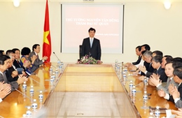 Thủ tướng bắt đầu chuyến thăm làm việc tại Campuchia