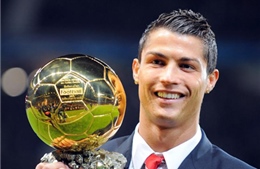 Cristiano Ronaldo giành &#39;Quả bóng Vàng FIFA 2013&#39;