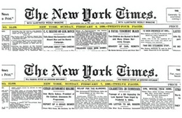 Lỗi xuất hiện trên tờ &#39;New York Times&#39; suốt hơn 100 năm 