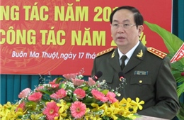Đại tướng Trần Đại Quang tặng quà Tết đồng bào khó khăn