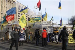 Hình ảnh biểu tình tại Ukraine