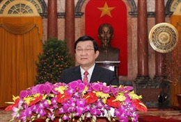 Thư chúc Tết Giáp Ngọ của Chủ tịch nước Trương Tấn Sang