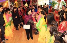 Đại sứ Việt Nam tại Đức thăm và chúc Tết  kiều bào