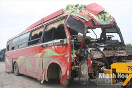 Vụ xe tải đấu đầu xe khách tại Khánh Hòa: 8 người được xuất viện