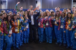 Tình nguyện viên mang sắc màu tươi mới đến Olympic Sochi 