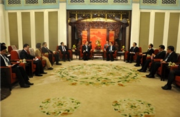 Đồng chí Nguyễn Thiện Nhân hội kiến Thủ tướng Trung Quốc