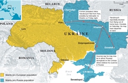 Ukraine truy nã Tổng thống bị lật đổ Yanukovych 