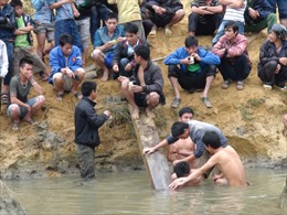 Phát hiện gỗ sưa vùi trong hốc đá tại Quảng Bình