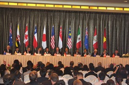 Hội nghị Bộ trưởng TPP đạt tiến bộ quan trọng
