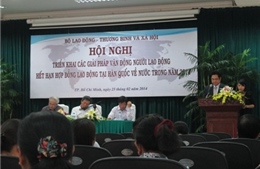 Bàn cách giảm lao động cư trú bất hợp pháp tại Hàn Quốc