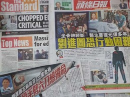 Hong Kong truy tìm kẻ đâm cựu Tổng biên tập