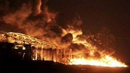 Lại cháy lớn tại nhà máy gỗ ở Gia Lai 