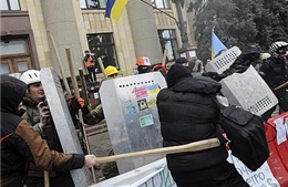 Đụng độ ác liệt tại Kharkov, hàng chục người bị thương 
