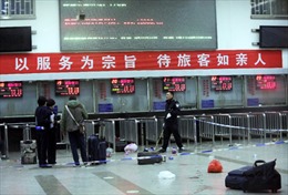 Khủng bố kinh hoàng tại ga tàu ở Trung Quốc