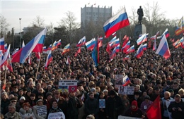 Ukraine: Đụng độ giữa hai nhóm biểu tình ở Sevastopol