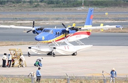 Thủy phi cơ DHC6 tiếp tục bay ra vùng biển nghi máy bay Malaysia rơi