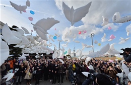 Nhật Bản xúc động tưởng niệm 3 năm thảm họa kép động đất sóng thần