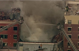 Gần 70 người thương vong trong vụ sập nhà ở New York