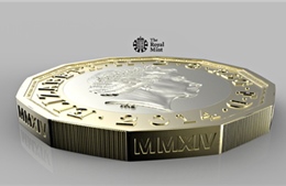 Anh công bố mẫu đồng xu 1 bảng mới