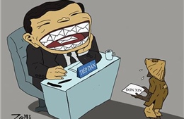  “Nụ cười phong bì” đạt giải nhất Giải Biếm họa Báo chí Việt Nam