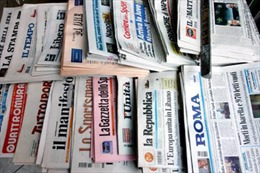 Khủng hoảng ngành báo in Italy 