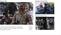 Ukraine tung ảnh ‘tố’ lính Nga hiện diện ở miền đông