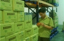 Hà Nội: Thu 52.000 hộp thuốc Boganic có dấu hiệu vi phạm 
