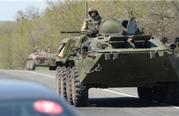 Ukraine: Giao tranh ác liệt ở Slavyansk, 4 trực thăng bị bắn rơi