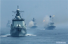 Nga tập trận hải quân với Trung Quốc 