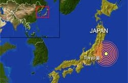 Động đất mạnh 6,2 độ Richter gần Tokyo
