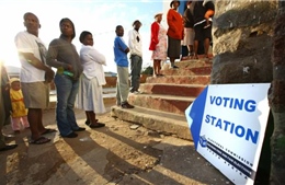 Kết quả bầu cử sơ bộ tại Nam Phi: ANC dẫn đầu 