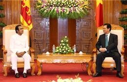 Thủ tướng Nguyễn Tấn Dũng hội kiến với Thủ tướng Sri Lanka   