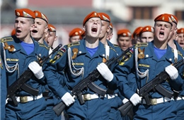 Màn diễu binh đẹp mắt của quân đội Nga trên Quảng trường Đỏ