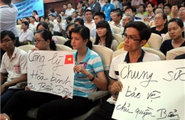 Mittinh phản đối Trung Quốc đặt giàn khoan trái phép