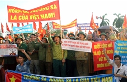 Cựu TNXP và chiến sĩ Trường Sơn phản đối Trung Quốc 