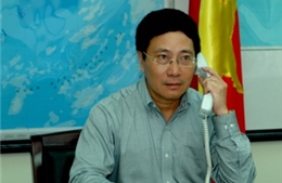 Phó Thủ tướng, Bộ trưởng Ngoại giao Phạm Bình Minh điện đàm về Biển Đông