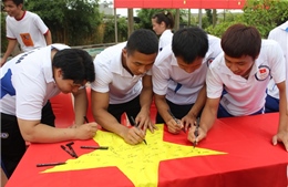 Vận động viên Việt Nam hướng về biển đảo Tổ quốc