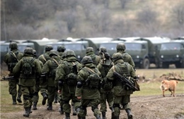 Binh sĩ Nga chưa rút khỏi biên giới với Ukraine 